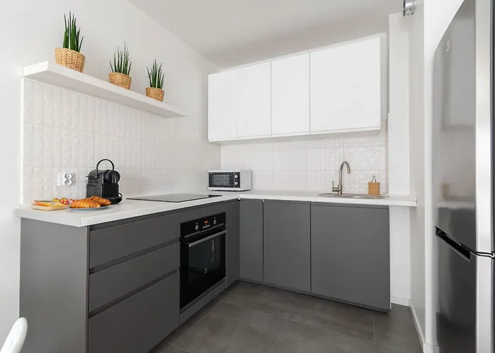 Apartment Park 3 Stawy - Free Parking - Self Check-in *